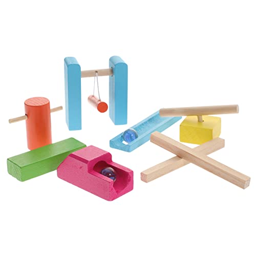 MUSISALY 1 Satz Domino-Mechanismus Spielzeug für Kinder Dominosteine ​​Spielzeug Bausteine Domino-Zug dominospiel dominofräse Kind blockiert Spielzeug-Kit interessantes Kinderspielzeug Holz von MUSISALY