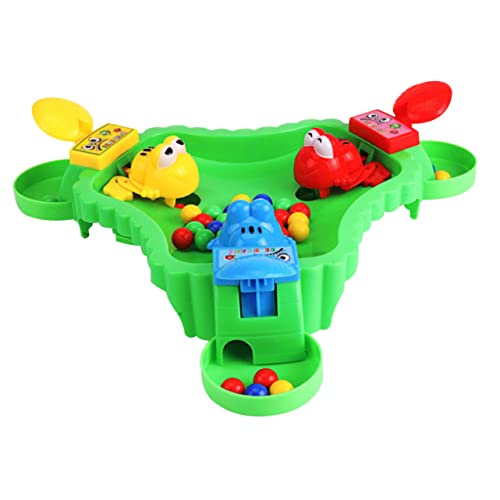 MUSISALY 1 Satz Frösche Fressen Perlen Lustiges Froschspielzeug Frösche Schlucken Perlen Frosch Isst Bohnen Froschfütterung Lustiges Spiel Desktop-Spielzeug Frösche Für Kinder Spielzeuge von MUSISALY