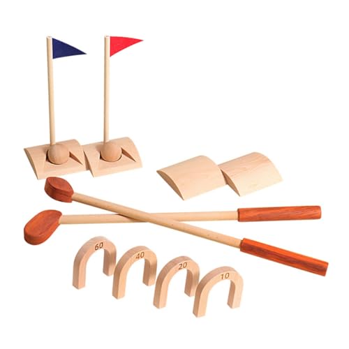 MUSISALY 1 Satz Golfspielzeug Kleinkindspielzeug Golfspiele für Kinder Kidcraft-Spielset Tischspiel Outdoor-Spielzeug für Kinder kinderspielzeug Lernspielzeug Golf passt Spielzeug hölzern von MUSISALY