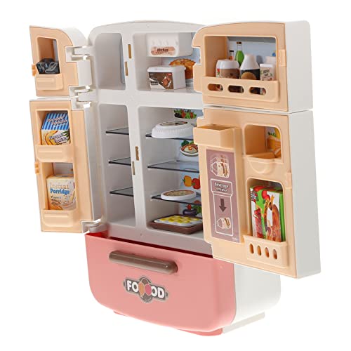 MUSISALY 1 Satz Küchensimulation Kühlschrank Puppenhaus-Miniaturen Kinder Mini Dekor küchenspielzeug für Kinder Kitchen Toys for Küchenkühlschränke Mini-Kühlschrank kleines Hauszubehör von MUSISALY