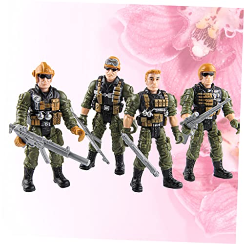 MUSISALY 1 Satz Militärische Figuren Minifiguren Für Kinder Sandtischspielzeug Soldaten-spielset Mini-Spielzeug Minispielzeug Für Kinder Kinderspielzeug Soldatenmodelle Mini-actionfiguren von MUSISALY