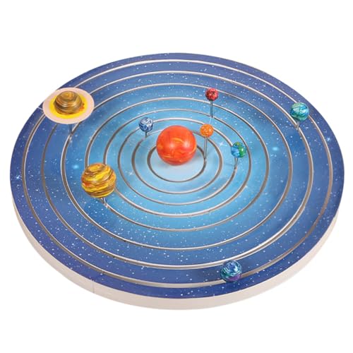 MUSISALY 1 Satz Modellbausatz zum Ausmalen des Sonnensystems Puzzlespiele Planetenmodelle Arts and Crafts for Spielzeug für Kinder Kleinkind-Puzzle Kleinkindspielzeug Solarsystem-Kit von MUSISALY