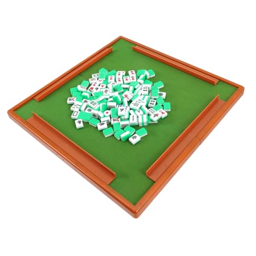 MUSISALY 1 Satz Reise Freizeit Mahjong Reise kleines Mahjong-Kit tragbares Schachbrett majiang Kollege famaliguy Spielzeug Requisiten für Reisetischspiele entspannendes Mahjong-Kit Acryl von MUSISALY