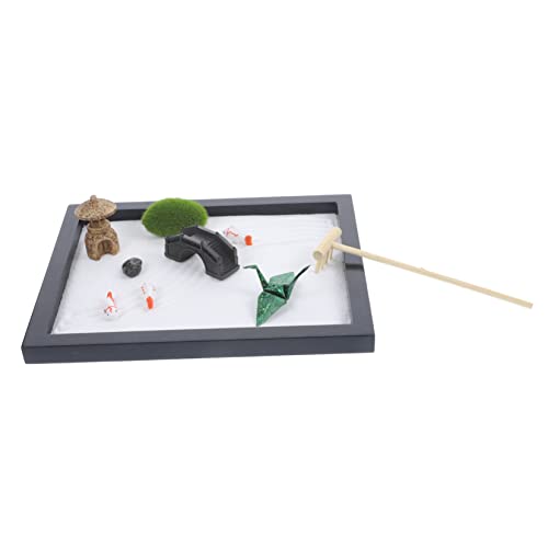 MUSISALY 1 Satz Simulations-Sandtisch meditations meditieren relaxan DIY Baumharz Kunsthandwerk Zen Garden Set Terrarienbecken sandkasten bastelset Schmuck Sandtischkunst Plastik von MUSISALY