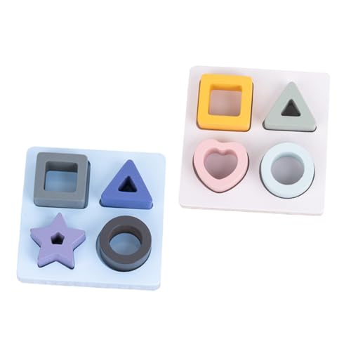 MUSISALY 1 Satz Spielzeug aus Montessori-Bausteinen Shape-Match-Puzzle Spielzeug für Kleinkinder sicherheitsleine für Kinder für Kinder Puzzle-Spielzeug für Kinder Formanpassung von MUSISALY