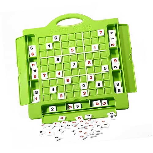 MUSISALY 1 Satz Sudoku-Spielzeug Kinderspielzeug Brettspiel zum logischen Denken Sudoku-Lernspielzeug Logikspielzeug für Kinder Intelligenzspielzeug für Kinder Lern-Sudoku-Spiel Green von MUSISALY