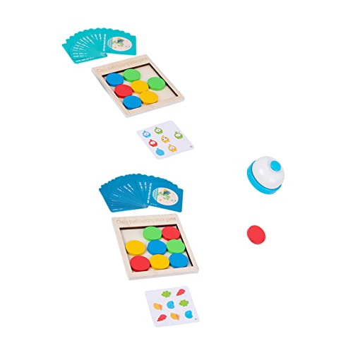 MUSISALY 1 Satz Tweet-Spiel Kinder spielset buntes Schiebespiel Frühpädagogisches Spielzeug interaktives Spielzeug Kinder holzspielzeug kinderspielzeug aus Holz Wettbewerbsspielzeug von MUSISALY