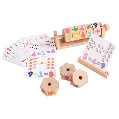 MUSISALY 1 Satz Zauberwürfel-lehrmittel Block-Puzzle Numerisches Design-blockspielzeug Spielzeug Blockieren Rätsel Für Kinder Spielset Tragbares Puzzle-Spielzeug Kinderspielzeug Papier von MUSISALY