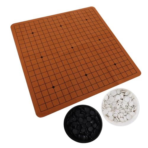 MUSISALY 1 Set Anfänger Schachbrett PVC Go Spiel Spielzeug Haushaltsschachbrett Go Spiel Steine von MUSISALY