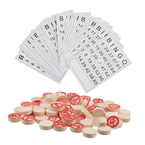 MUSISALY 1 Set Bingo Spiel Lotto Brettspiel Russisches Bingo Spielzeug Tambola Set Party Bingo Spielzeug Bingo Schachspiel Bingo Karten Russisches Folk Bingo Ticket Schachspiel von MUSISALY