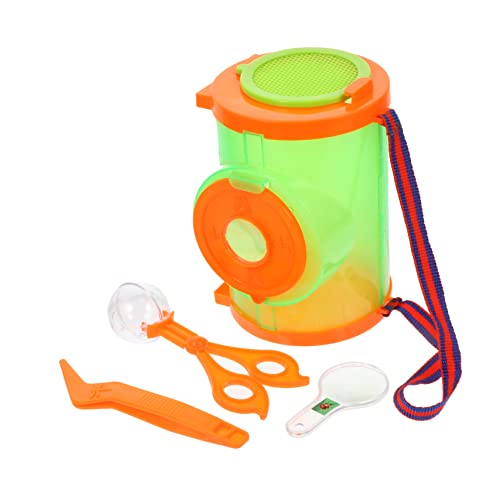 MUSISALY 1 Set Box Probenbox Outdoor Spielspielzeug Für Kinder Lernspielzeug Spielzeug Für Kinder Outdoor Pflanzen Kinderpinzette Fangclip Outdoor Käfig Kinderspielzeug Draußen von MUSISALY