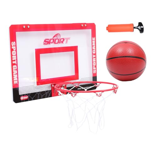 MUSISALY 1 Set Hängendes Basketballbrett Mini Spielzeug Kinder Sportspielzeug Innenspielzeug Mini Basketballball Kleinkind Basketballkorb Tragbarer Basketballkorb Handpumpe von MUSISALY