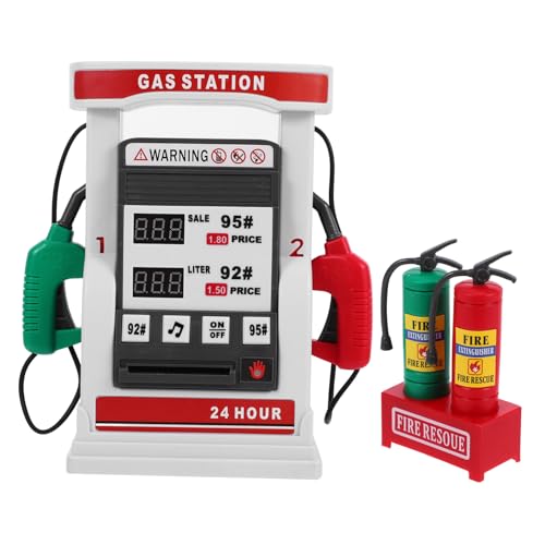 MUSISALY 1 Set Kindersimulation Auto Tankstelle Spielzeug Interaktives Spielzeug DIY Tankstelle Kit Multifunktionsspielzeug Kinderspielzeug Autos Spielzeug DIY Spielzeug Dekorative von MUSISALY