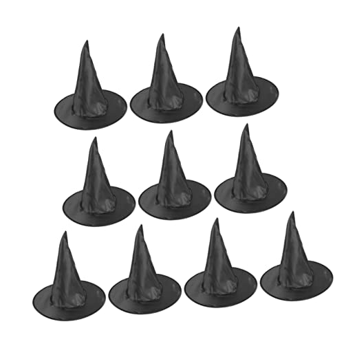 MUSISALY 10 Stück Teiliges Halloween Hexenhut S Schwarze Spitze Hexenhüte für Party Deko und Kostüm Vielseitig als Foto Requisite und Gruselige Accessoires für Halloween MUSISALY 10 Stück Teiliges Halloween Hexenhut S Schwarze Spitze Hexenhüte für Party Deko und Kostüm Vielseitig als Foto Requisite und Gruselige Accessoires für Halloween von MUSISALY