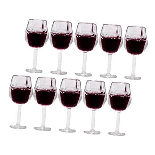 MUSISALY 10 Stück Teiliges Mini Weinglas Puppenhaus Dekoration Tiefrotes Langlebig Praktisch Realistisches Zubehör für Puppenhaus Küchen und Esszimmer Accessoires MUSISALY 10 Stück Teiliges Mini Weinglas Puppenhaus Dekoration Tiefrotes Langlebig Praktisch Realistisches Zubehör für Puppenhaus Küchen und Esszimmer Accessoires von MUSISALY