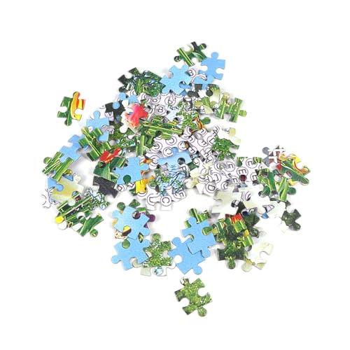 MUSISALY 1000 Stück 1 Satz pädagogisches Puzzle Kinder Puzzle kinderpuzzle Puzzlespielzeug Rätsel einfaches Puzzle 1000 Puzzlematte puzzlekleber Modernes Tulpen-Puzzle Puzzle für Erwachsene von MUSISALY