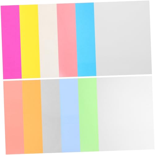 MUSISALY 12 Blatt Schrumpfpapier Handgemachtes Material Schrumpffolie DIY Bastelbedarf Schrumpffolien Papier Kindergarten DIY Zeichnungsversorgung Schrumpffolie DIY von MUSISALY