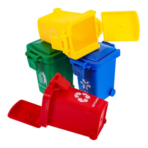 MUSISALY 12 STK Mini-Mülleimer Spielzeug-Müllwagen Spielzeug zur Müllklassifizierung für Kinder zabawki stymulujące rozwój Educational Toys Spielzeug Auto bleistifte pädagogisches Spielzeug von MUSISALY