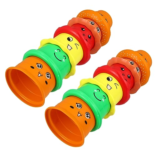 MUSISALY 12 Stück Bad Stapelbecher Für Kinder Stapelbares Becherspielzeug Stapelbecher Spielzeug Für Kinder Kidcraft Spielset Puzzle Spielzeug Lernspielzeug Kinderspielzeug von MUSISALY