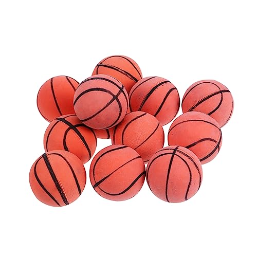 MUSISALY 12St Mini-Basketball Lernspielzeug für das Gehirn kleine Basketballspielzeuge Spielzeug für Kinder kinderspielzeug Sportangebot für Kinder praktischer Basketball Plastik Orange von MUSISALY