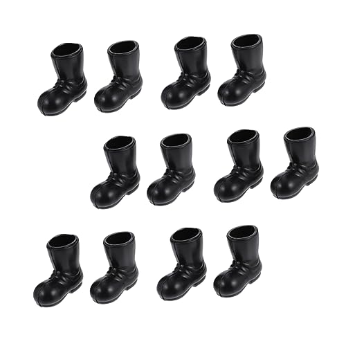 MUSISALY 12St Weihnachts Stiefel Modell DIY weihnachtshandwerk puppenhaus weihnachtsmann Stiefel Dekorative Weihnachtsstiefel Weihnachtsstiefel-Set Regenstiefel Weihnachtsstiefelverzierung von MUSISALY