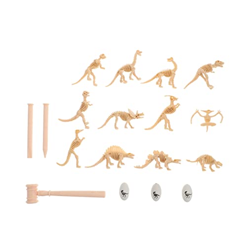 MUSISALY 18 STK Dinosaurier-Skelett Kinderspielzeug Kidcraft-spielset Krippenspielzeug Für Kinder Skelettknochen Lernspielzeug Archäologisches Spielzeug Für Kinder Ausgrabungsspielzeug Abs von MUSISALY