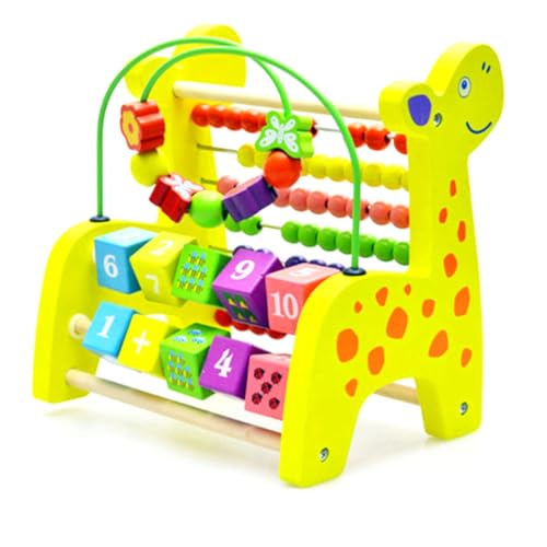 MUSISALY 1Pc Cartoon Holz Computer Rack Multifunktions Spielzeug Für Kinder Buntes Fwam Perlen Gestell Für Kreatives Spielen Und Lernen Im Kinderzimmer von MUSISALY