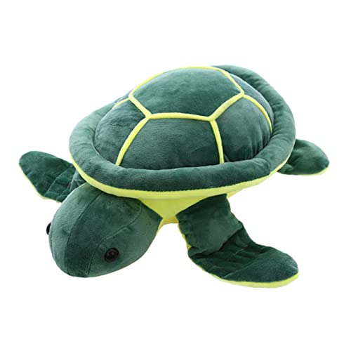 MUSISALY 1Pc üsch Kuscheltier Schildkröte 45cm Gefüllte Meeresschildkröte Aus Weichem Baumwollmaterial Grün Ideales Für Kinder Perfekt Zum Kuscheln Und Spielen von MUSISALY