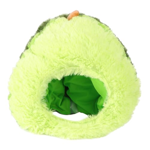 MUSISALY 1Stk Avocado-Kopfbedeckung plüschhut aqua tint Cartoon-Hut Thanksgiving-Partyhüte Cosplay halloween deko Kopfschmuck in Fruchtform Party-Kopfbedeckung Plüsch und pp Baumwolle Green von MUSISALY