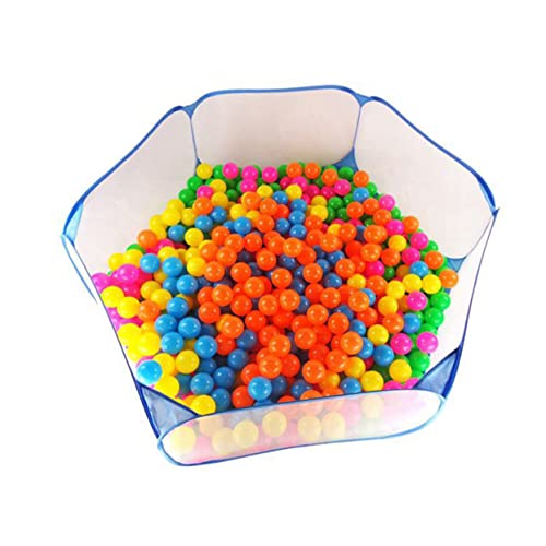 MUSISALY 1Stk Ball Pool Zaun aufblasbare Grube Bällebad Zelt Spielzeugzelt Gitterzaun Ocean-Ball-Zelt Blue von MUSISALY