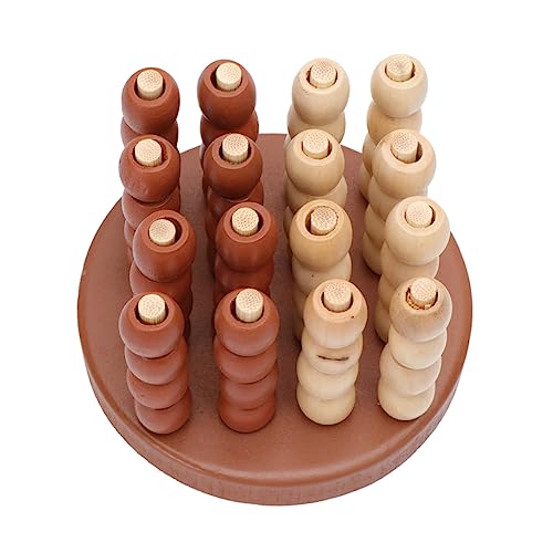 MUSISALY 1Stk Lernspielzeug Magnetschach Desktop-Schachbrett Spiele zabawki stymulujące rozwój Educational Toys Pädagogisches Schachspiel für Checker-Spiel Hölzern von MUSISALY