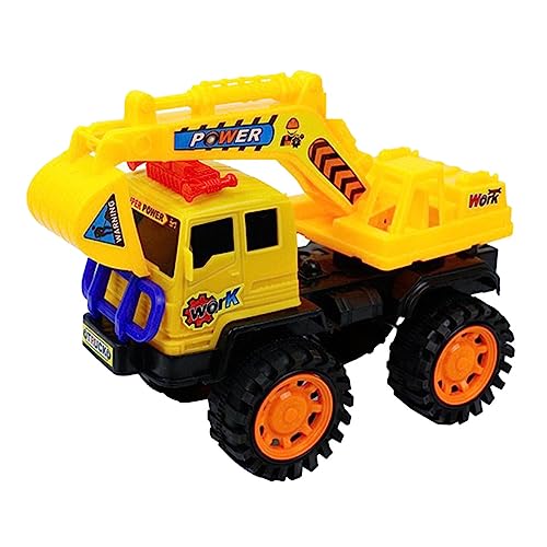 MUSISALY 1Stk Spielzeug für Baufahrzeuge Bauwagen Baufahrzeuge Spielen Bagger Modell Fahrzeug Auto Bauspielzeug mädchen Spielzeug Laster Spielzeug Boy Toys Engineering-LKW-Spielzeug Yellow von MUSISALY