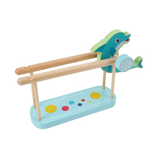 MUSISALY 1stk Delfinspielzeug Aus Holz Spielzeug Delphin-Spielzeug Aus Holz Cartoon-Delphin-Spielzeug Cartoon- -Spielzeug Zirkusspielzeug Aus Holz Frühes Lernspiel Spielzeug von MUSISALY