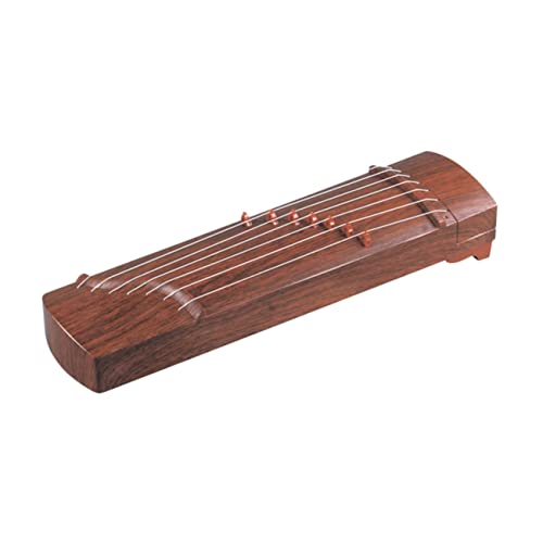 MUSISALY 1stk Guzheng Musik Instrumenten Spielzeug Miniatur-Guzheng Zither-Musikinstrument Pädagogisches Musikspielzeug Chinesisches Instrumentenspielzeug Kinder Guzheng Spielzeug Hölzern von MUSISALY