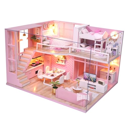 MUSISALY 1stk Mini-Wohnung Spielzeug Wohnung Selber Bauen Mini- Zum Selbermachen Miniatur DIY Miniatur DIY Wohnung Kabinenmodell von MUSISALY