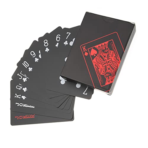 MUSISALY 2 Kisten Poker Kartenspielen plastikkarten Card Game skartkartenspiel brettspiele Rechteckkarten nach Hause Spielkarten für Erwachsene 2-Spieler- zarte Karten von MUSISALY