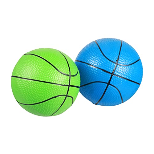 MUSISALY 2 STK Basketball Kindersport kleine Bälle für Kinder Kickbälle für Kinder interaktives Spielzeug Kinder entwicklung umweltfreundliches PVC-Spielzeug Sportangebot für Kinder Blue von MUSISALY