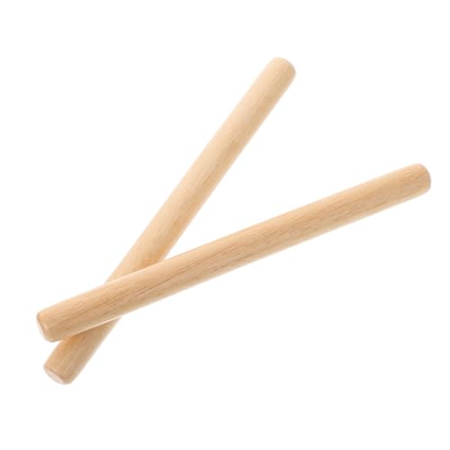 MUSISALY 2 STK Instrument Stick Rhythmus Stick Musikstock Für Kinder Jazz-Drumsticks Percussion-musikstöcke Musikinstrumente Für Kinder Rhythmus-Sticks Musikalische Stöcke Musical Holz von MUSISALY