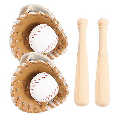 MUSISALY 2 Sätze Baseball-Softball-Set Baseball-Geburtstagsdekorationen Baseballspielzeug für Jungen Kinderspielzeug Spielzeug für Kinder Spielzeug Outdoor Kinder bastelset Rollenspielset von MUSISALY