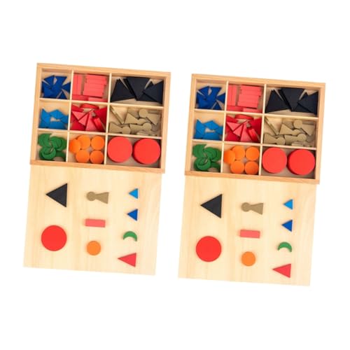 MUSISALY 2 Sätze Montessori Lehrmittel Kleinkinder Sprachlernspielzeug -Sprachsymbol Kinder Puzzle rätselbuch Kinder rätsel für Kinder Syntaxsymbol-Puzzle Grammatiksymbol-Rätsel hölzern von MUSISALY