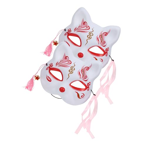 MUSISALY 2 Stück Halloween Party Halbmaske Kreative Fuchsmaske aus Sicherem Material für Erwachsene Cosplay Kostüm Party Requisiten und Festliche Verkleidung MUSISALY 2 Stück Halloween Party Halbmaske Kreative Fuchsmaske aus Sicherem Material für Erwachsene Cosplay Kostüm Party Requisiten und Festliche Verkleidung von MUSISALY