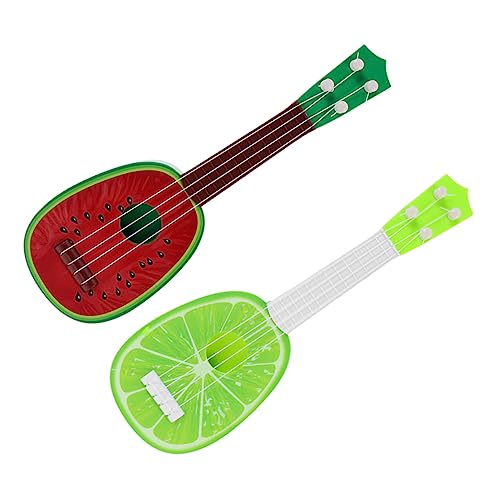 MUSISALY 2 Stück Saiten Musikspielzeug Gitarre Kinderspielzeug Kinderspielzeug Musikinstrumente Gitarren Kindergitarrenspielzeug Kindermusikinstrument Spielzeug Gitarreninstrumente von MUSISALY