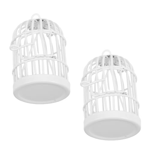 MUSISALY 2 Stück Teiliges Miniatur Vogelkäfig aus Metall mit Tür Halboffen Hängend Dekoratives Puppenhaus Zubehör für Feengarten DIY Projekte Vintage Stil Kleine Realistische Mikro MUSISALY 2 Stück Teiliges Miniatur Vogelkäfig aus Metall mit Tür Halboffen Hängend Dekoratives Puppenhaus Zubehör für Feengarten DIY Projekte Vintage Stil Kleine Realistische Mikro von MUSISALY
