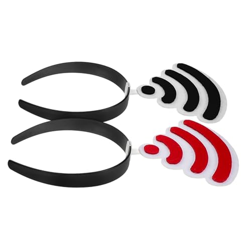 MUSISALY 2 Stück Wifi Stirnband Leichtes Party Haarband für Halloween Geburtstag Fotoshooting Rotes Schwarzes Glitzer Accessoire Flexibel Bequem Junge Mädchen MUSISALY 2 Stück Wifi Stirnband Leichtes Party Haarband für Halloween Geburtstag Fotoshooting Rotes Schwarzes Glitzer Accessoire Flexibel Bequem Junge Mädchen von MUSISALY