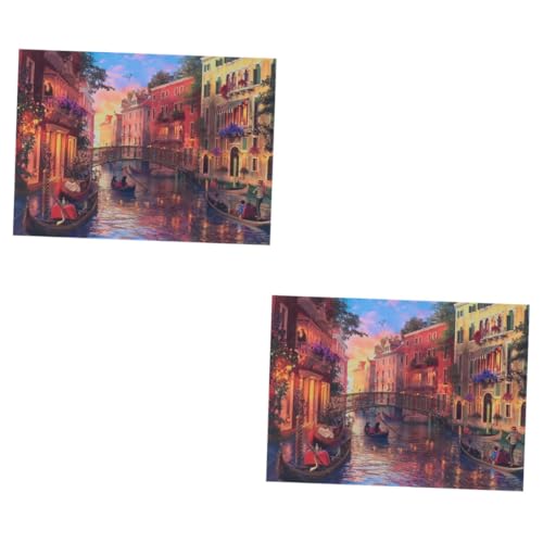 MUSISALY 2000 Teiliges Puzzle Für Erwachsene Pädagogisches Spielzeug Stressabbau Puzzlespiel Venedig Landschaftspuzzle Puzzlespiel Pädagogisches Papier von MUSISALY