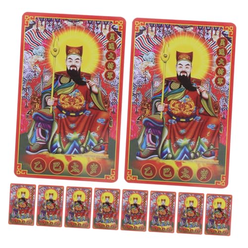 MUSISALY 20er Satz Feng Shui Taisui-Karten 2025 Schlange-Jahr Glück Erfolgskarten Mit General Wu Sui Chinesisches Neujahrs Schutzamulett MUSISALY 20er Satz Feng Shui Taisui-Karten 2025 Schlange-Jahr Glück Erfolgskarten Mit General Wu Sui Chinesisches Neujahrs Schutzamulett von MUSISALY