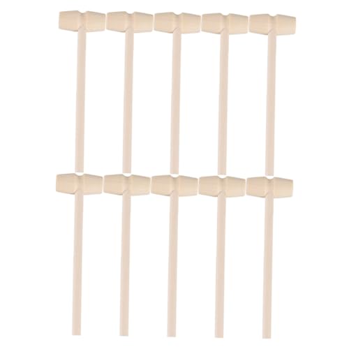 MUSISALY 20st Minihammer Hammer Zur Schmuckherstellung Mallet-Hammer-Spielzeug Krabbenhämmer Babyspielzeug Minischlägel Für Kinder Kidcraft-spielset Kinderspielzeug Mini-krebshammer Hölzern von MUSISALY