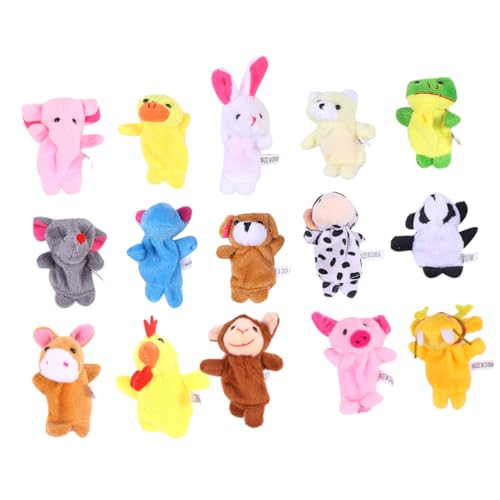 MUSISALY 22 STK Handpuppe Spielzeug Plüsch chinesische Tierkreiszeichen Geschichte Zeit Fingerpuppen Babypuppe für Frauen plüsch Handschuhe zabawki stymulujące rozwój Handpuppe für Kinder von MUSISALY