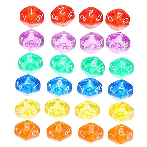 MUSISALY 24 Stück Teiliges Acryl Würfel Set Transparent Zahlen für Brettspiele Matheunterricht Party Tischspiele und Lernspielzeug MUSISALY 24 Stück Teiliges Acryl Würfel Set Transparent Zahlen für Brettspiele Matheunterricht Party Tischspiele und Lernspielzeug von MUSISALY