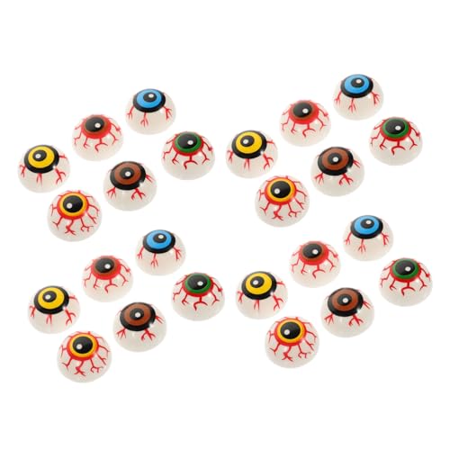 MUSISALY 24 Stück Teiliges Bunte Hohle Bouncing Augäpfel für Halloween Dekoration und Mitgebsel Mystische Grusel Requisiten für Party und Spooky Atmosphäre MUSISALY 24 Stück Teiliges Bunte Hohle Bouncing Augäpfel für Halloween Dekoration und Mitgebsel Mystische Grusel Requisiten für Party und Spooky Atmosphäre von MUSISALY